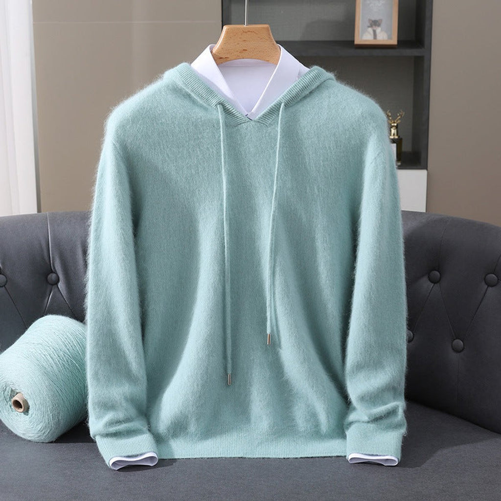 Men's Cashmere Hooded Jumper