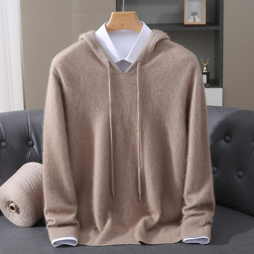Men's Cashmere Hooded Jumper