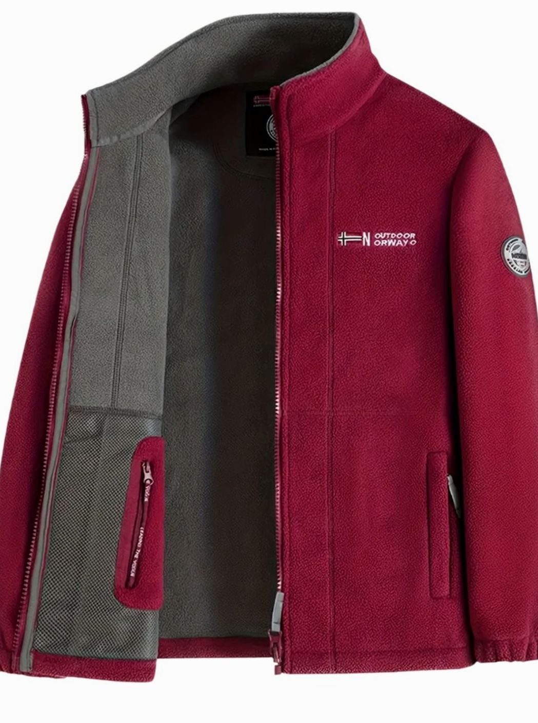 Men's Fleece Jacket with Full Zip