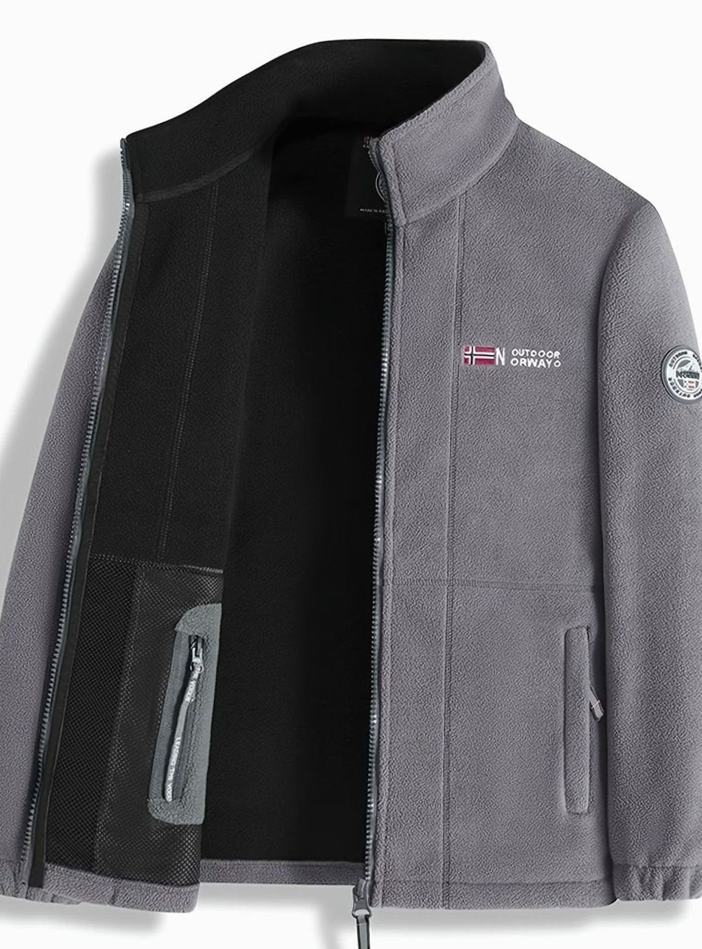 Men's Fleece Jacket with Full Zip