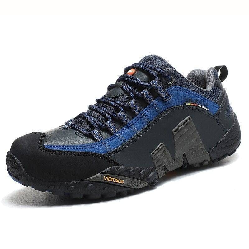 Men's Hiking Shoes with Lugged Sole Padded Collar and Protective Toe Cap - Image 2