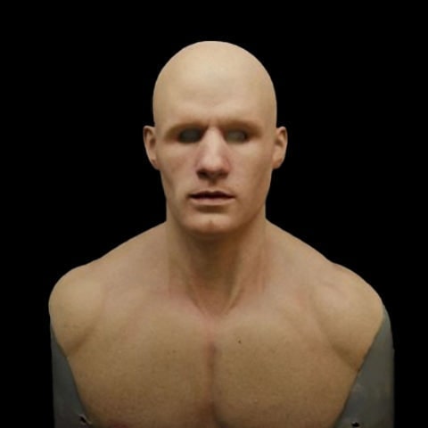 Men's Old Man Mask with Realistic Silicone Chest Bib and Creepy Facial Wrinkles - Image 20