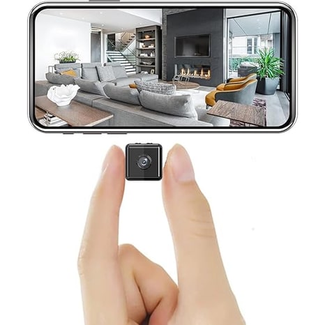 Mini Security Camera WIFI with 1080p Night Vision and Portable Cube Design - Image 1