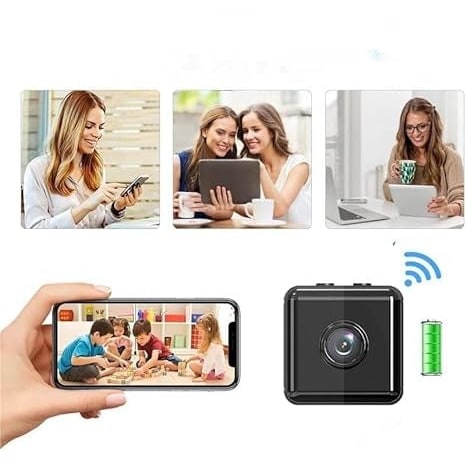 Mini Security Camera WIFI with 1080p Night Vision and Portable Cube Design - Image 3