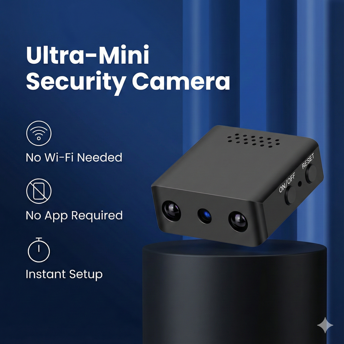 Mini Spy Security Camera with Motion Detection and Night Vision - Image 1