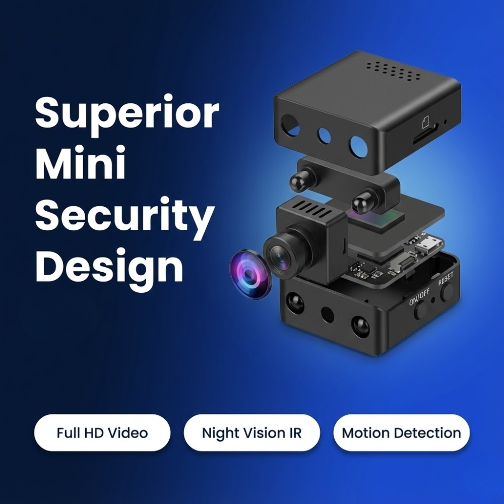 Mini Spy Security Camera with Motion Detection and Night Vision - Image 3