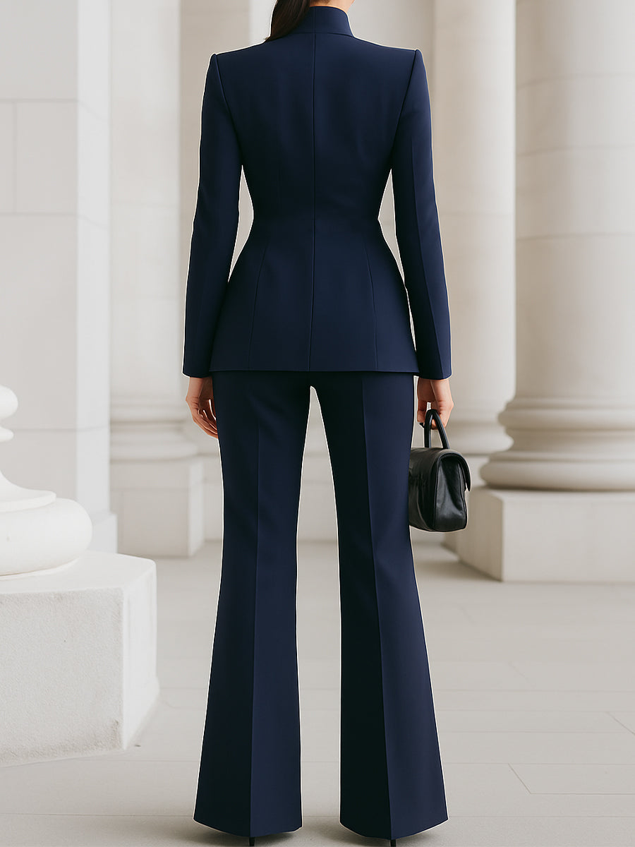 Women's Blazer and Trousers Suit Set