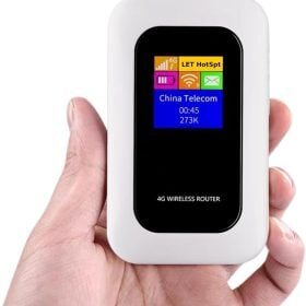 Mobile Hotspot with Portable WIFI 4g Lte Connectivity and Color Lcd Display for Travel - Image 14