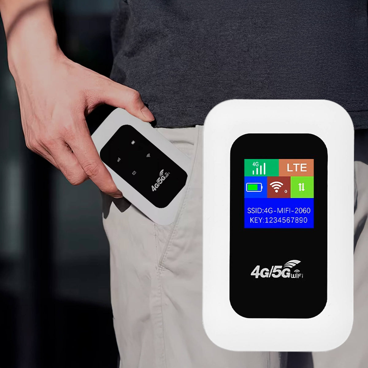 Mobile Hotspot with Portable WIFI 4g Lte Connectivity and Color Lcd Display for Travel - Image 20