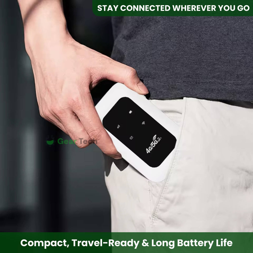 Mobile Hotspot with Portable WIFI 4g Lte Connectivity and Color Lcd Display for Travel - Image 4