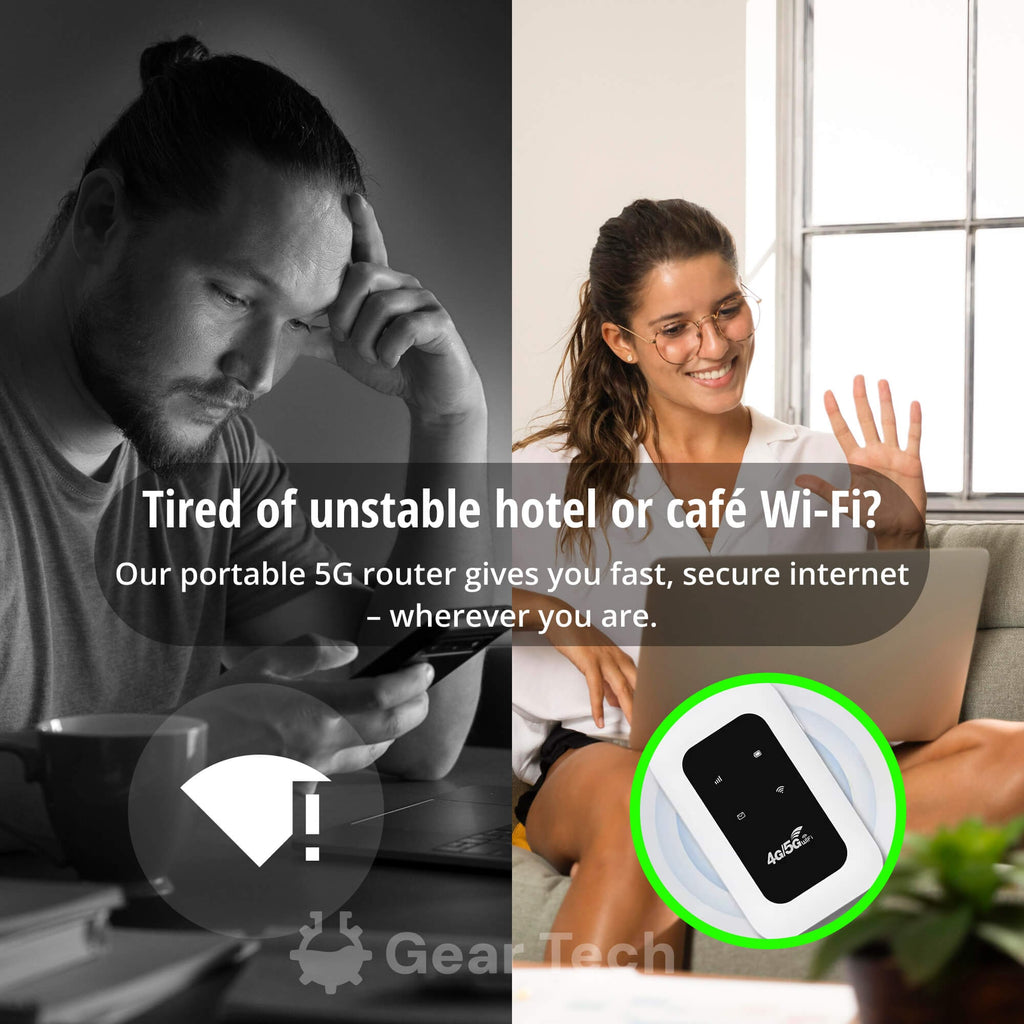 Mobile Hotspot with Portable WIFI 4g Lte Connectivity and Color Lcd Display for Travel - Image 5
