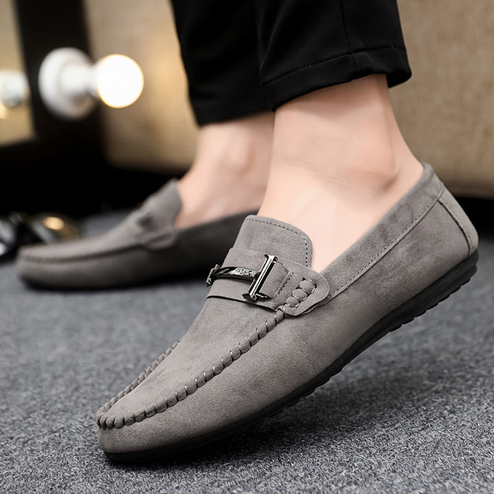 Wiktor | Men's Slip-On Moccasins with Buckle