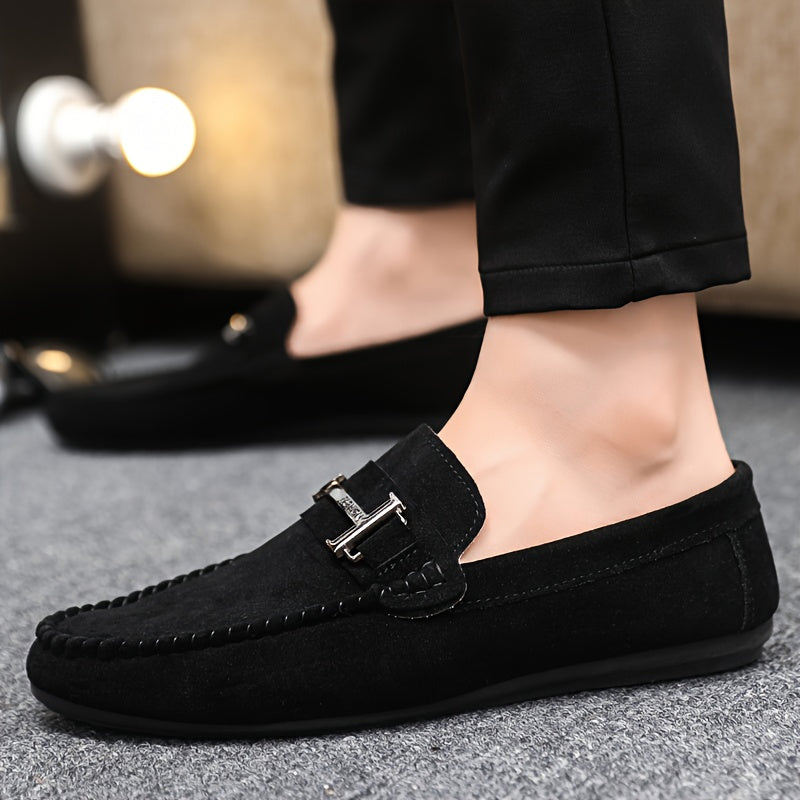 Wiktor | Men's Slip-On Moccasins with Buckle