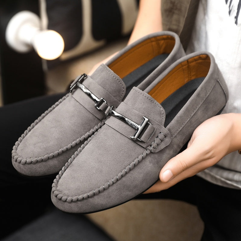 Wiktor | Men's Slip-On Moccasins with Buckle