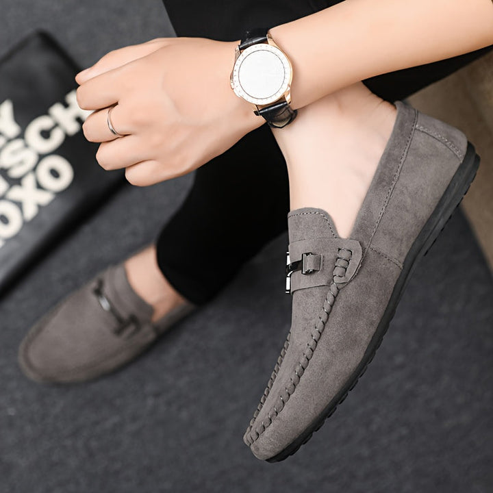 Wiktor | Men's Slip-On Moccasins with Buckle