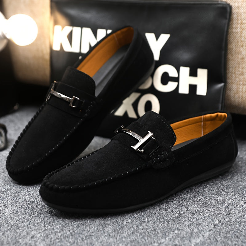 Wiktor | Men's Slip-On Moccasins with Buckle