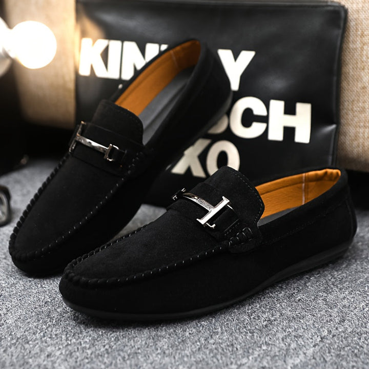 Wiktor | Men's Slip-On Moccasins with Buckle