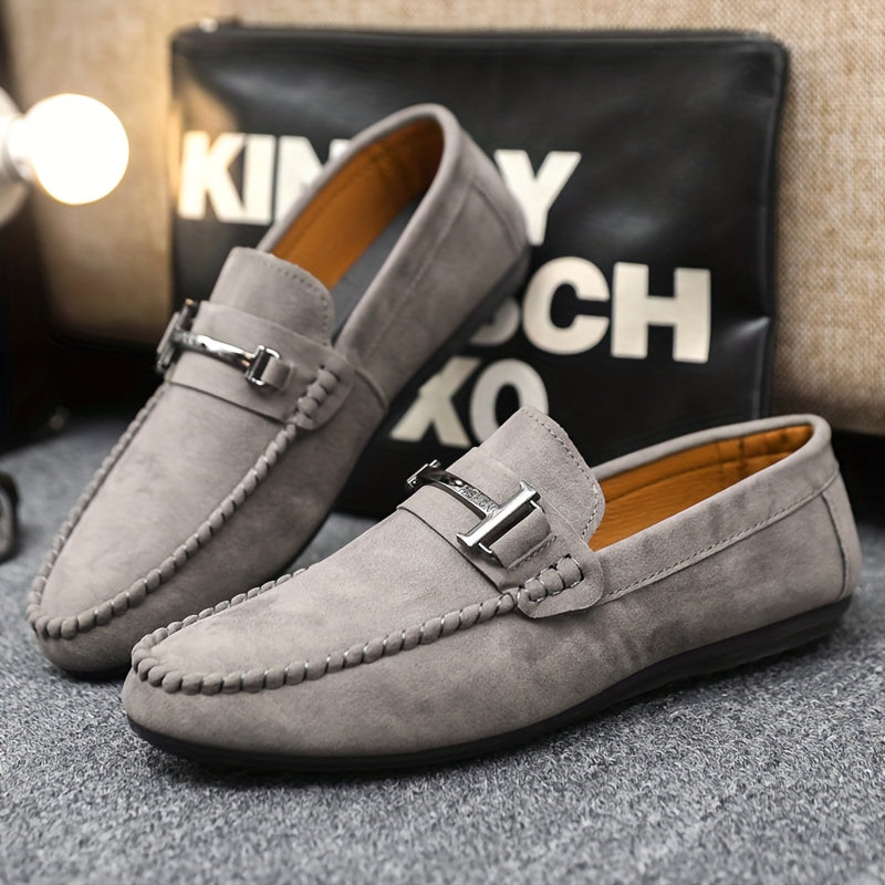 Wiktor | Men's Slip-On Moccasins with Buckle