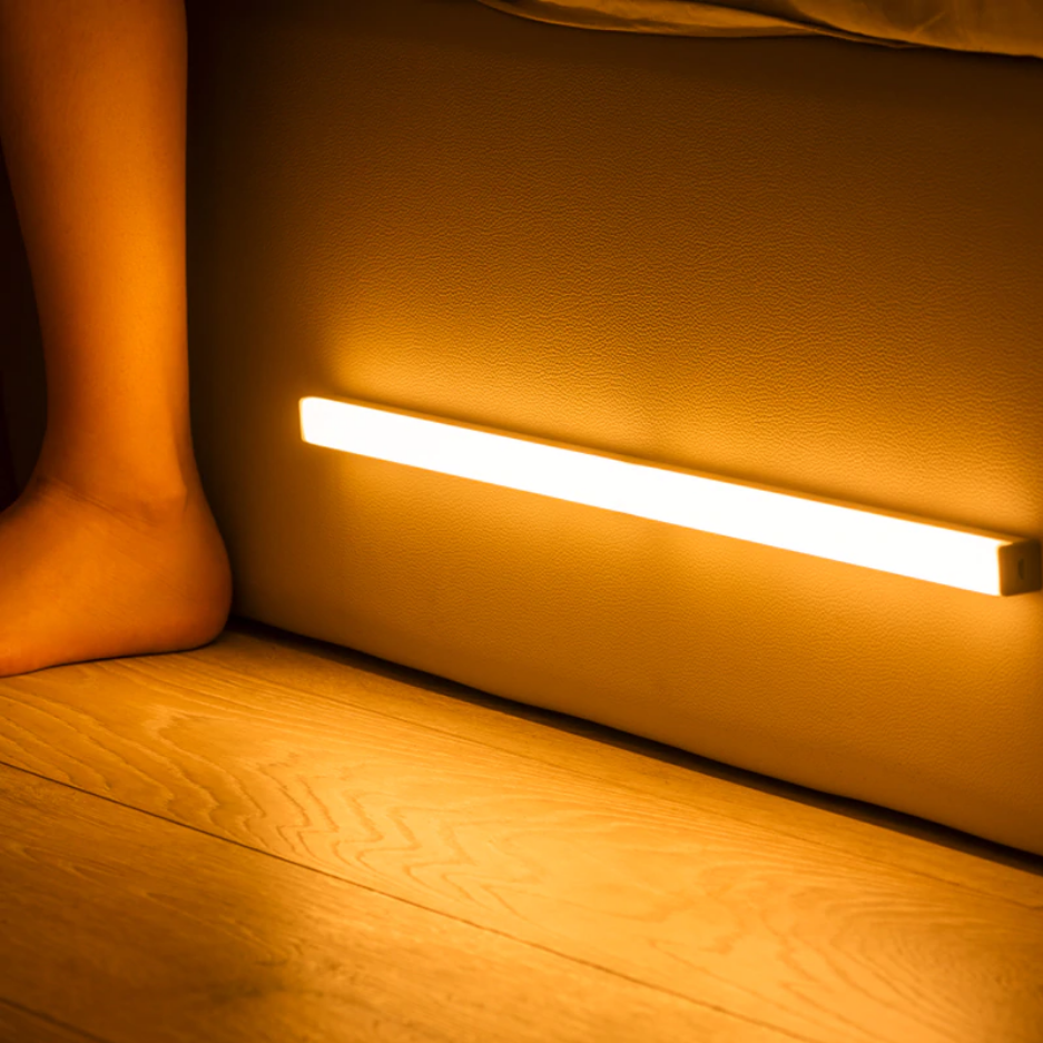 Motion Sensor Light Bulb with Wireless LED Bar for Indoor Closet and Bedroom Lighting - Image 1