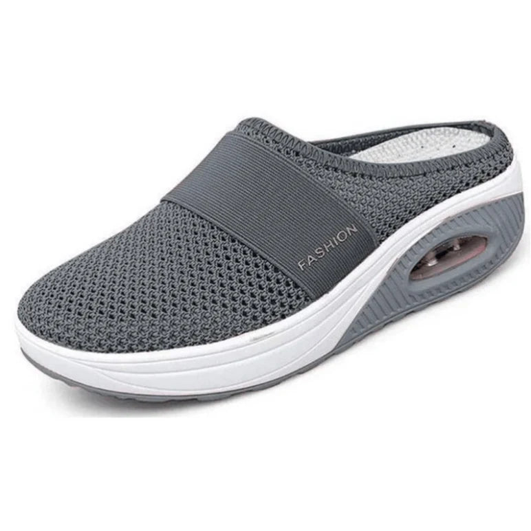Mule Sneakers with Air Cushion Slip-On Platform and White Midsole - Image 1