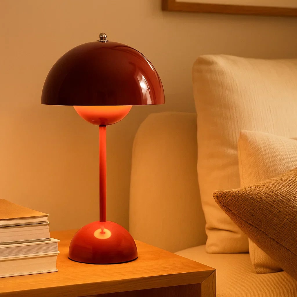 Mushroom Table Lamp with Touch Control and Adjustable Dimmable Brightness - Image 1