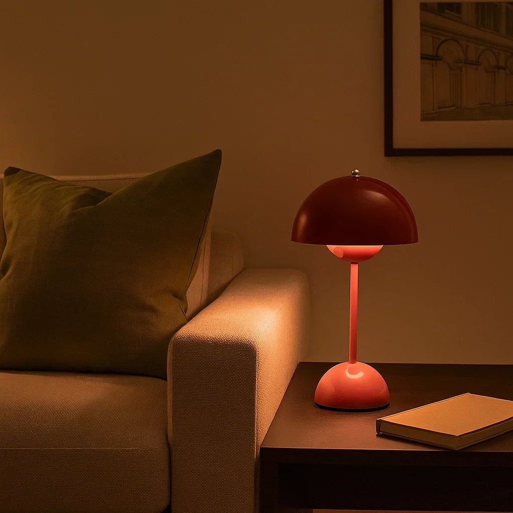 Mushroom Table Lamp with Touch Control and Adjustable Dimmable Brightness - Image 2