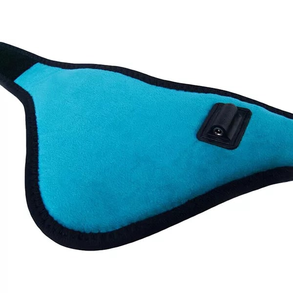 Neck Heating Pad with Adjustable Heat Settings and Fleece Wrap for Tension Relief - Image 4