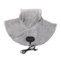 Neck Heating Pad with Vibration Massage Electric Shoulder Wrap and Plush Fleece - Image 1