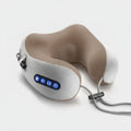 Neck Massager with Heat and Vibration U-Shaped Ergonomic Pillow Rechargeable Cordless - Image 1