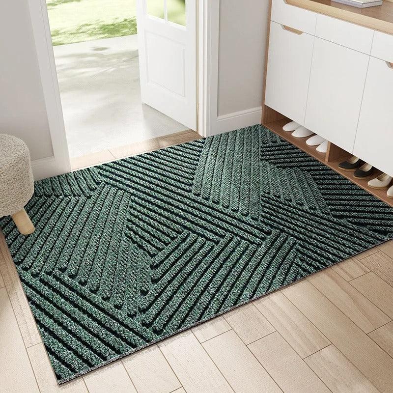 Non-Slip Doormat with Ribbed Texture for Front Door and Outdoor Entryways - Image 1