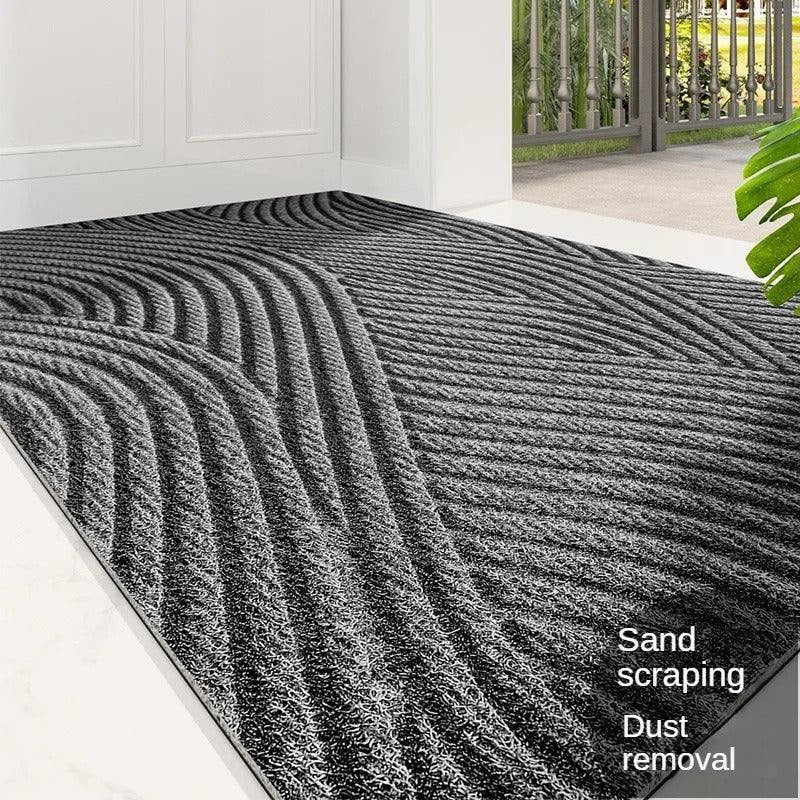 Non-Slip Doormat with Ribbed Texture for Front Door and Outdoor Entryways - Image 6