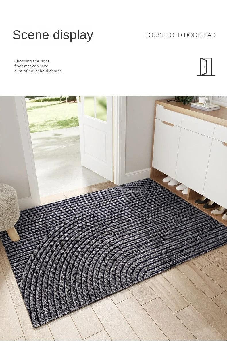 Non-Slip Doormat with Ribbed Texture for Front Door and Outdoor Entryways - Image 8