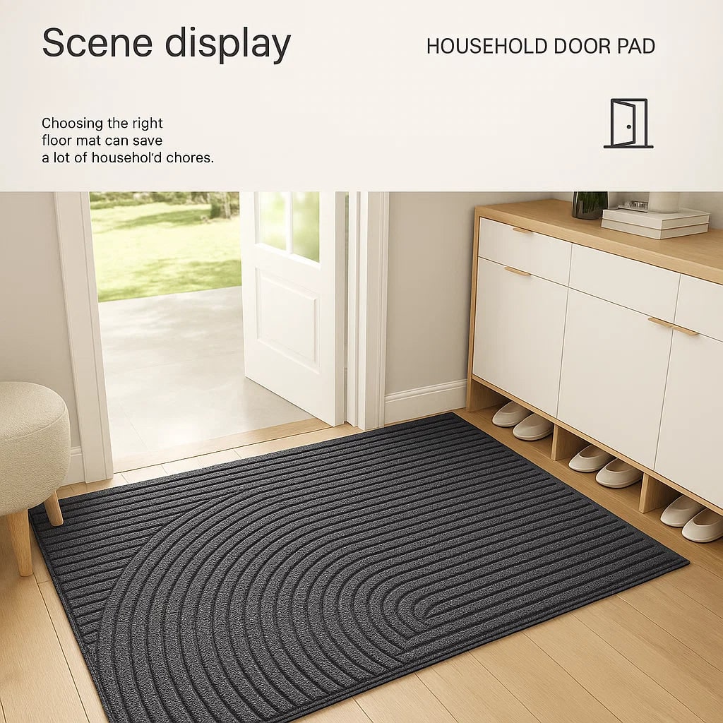 Non-Slip Doormat with Ribbed Texture for Front Door and Outdoor Entryways - Image 9