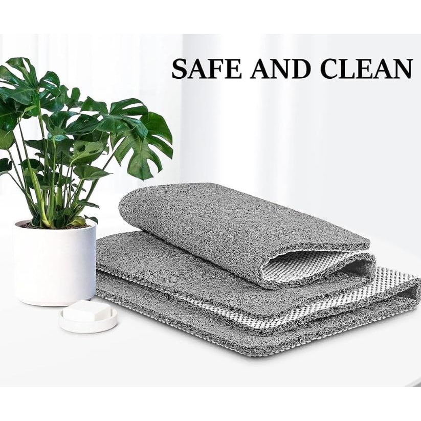 Non-Slip Loofah Bath Mat with Drainage and Textured Surface - Image 5