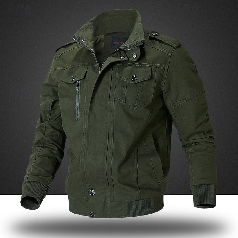 Men's Stand Collar Field Jacket