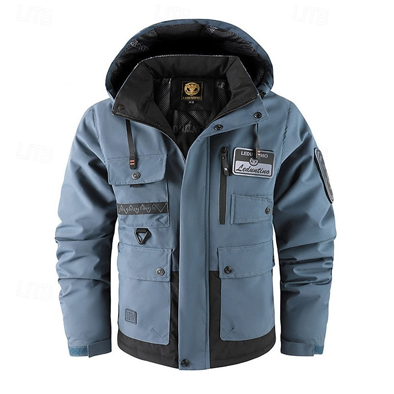 Men's Waterproof Hooded Outdoor Jacket