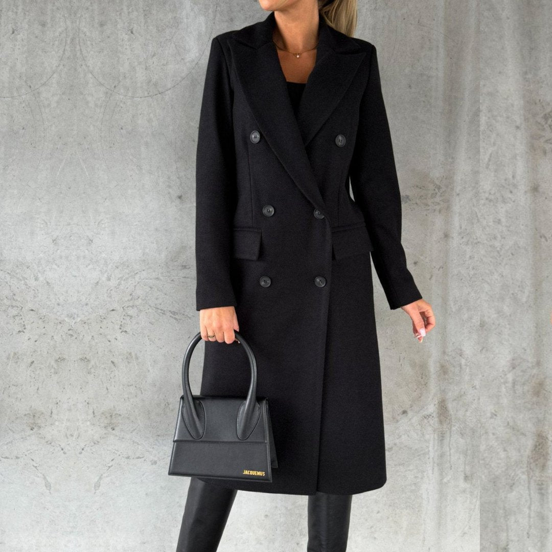 Women's Double Breasted Tailored Coat