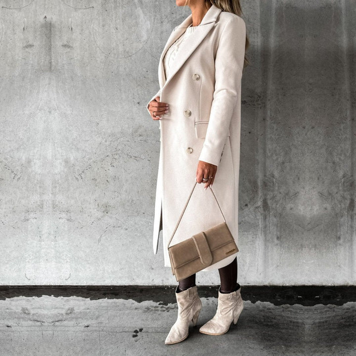 Women's Double Breasted Tailored Coat