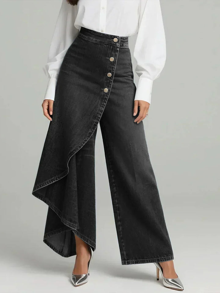 Women's High Waisted Wide Leg Trousers