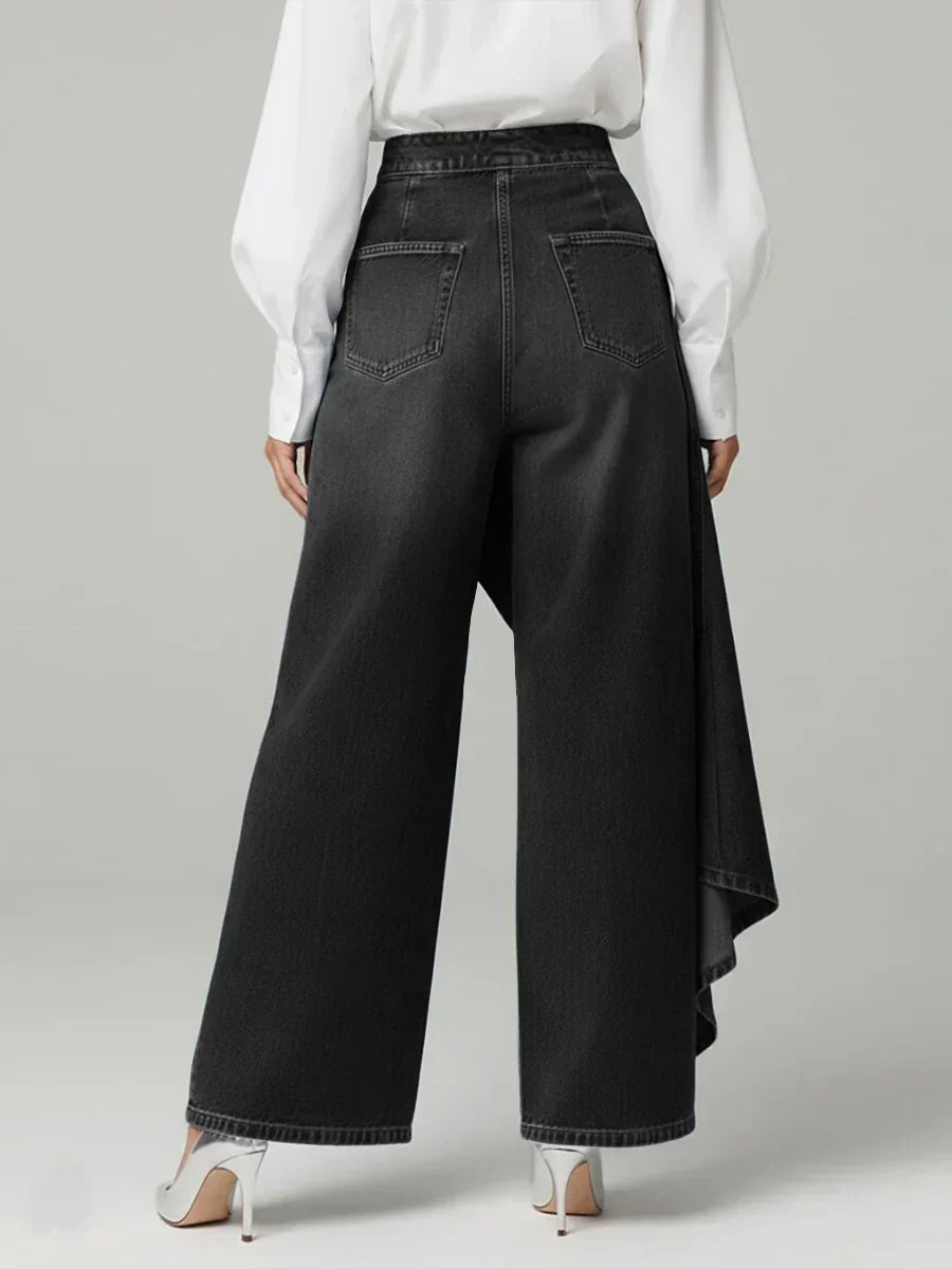 Women's High Waisted Wide Leg Trousers