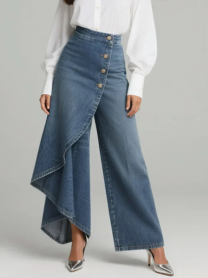 Women's High Waisted Wide Leg Trousers
