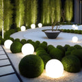 Outdoor Globe Lights with Cordless Frosted Design and Weather Resistant Portable Garden Lighting - Image 1