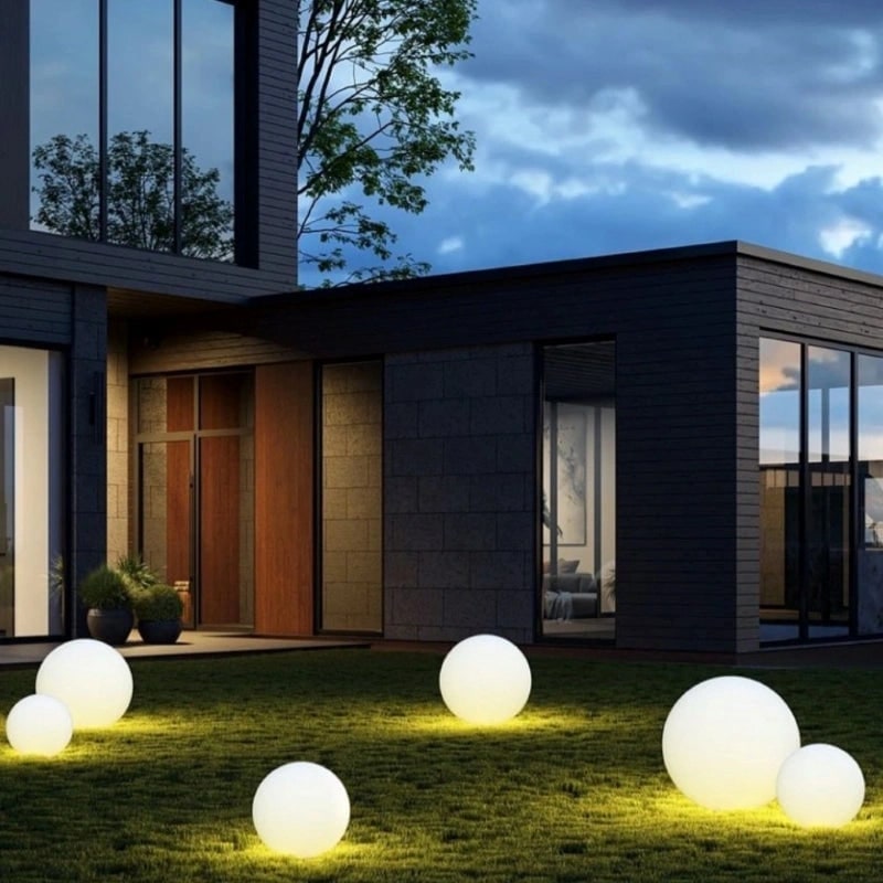 Outdoor Globe Lights with Cordless Frosted Design and Weather Resistant Portable Garden Lighting - Image 11