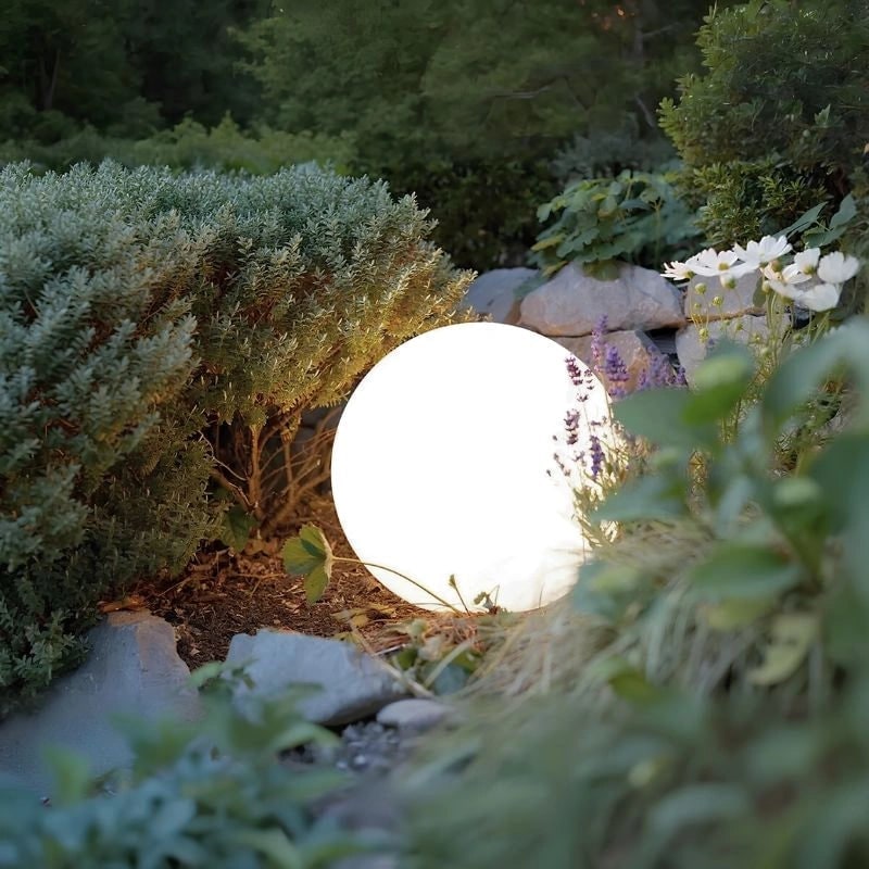 Outdoor Globe Lights with Cordless Frosted Design and Weather Resistant Portable Garden Lighting - Image 12