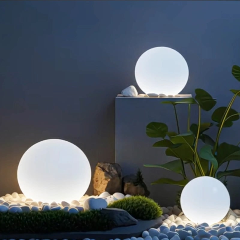 Outdoor Globe Lights with Cordless Frosted Design and Weather Resistant Portable Garden Lighting - Image 25