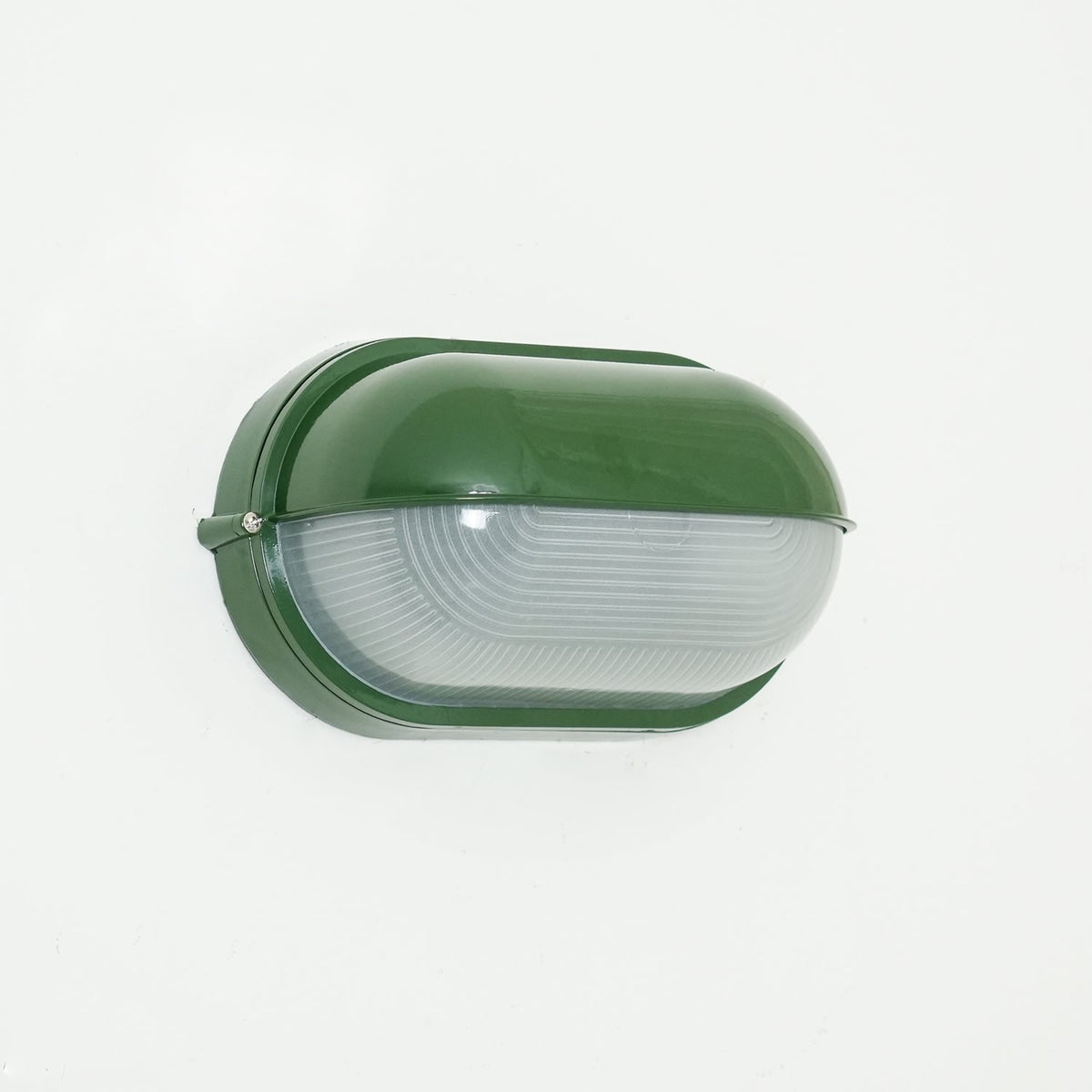 Outdoor Industrial Wall Light with Oval Bulkhead Design and Ribbed Glass Diffuser - Image 21