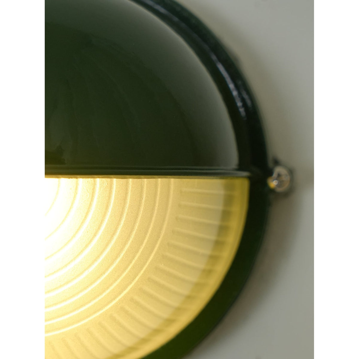 Outdoor Industrial Wall Light with Oval Bulkhead Design and Ribbed Glass Diffuser - Image 33