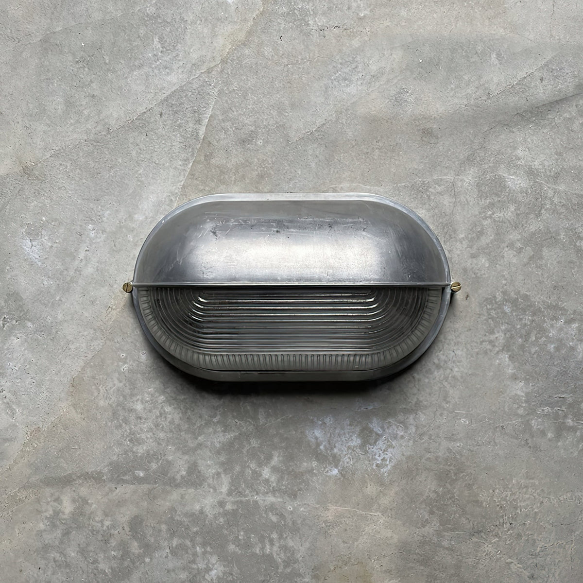 Outdoor Industrial Wall Light with Oval Bulkhead Design and Ribbed Glass Diffuser - Image 44