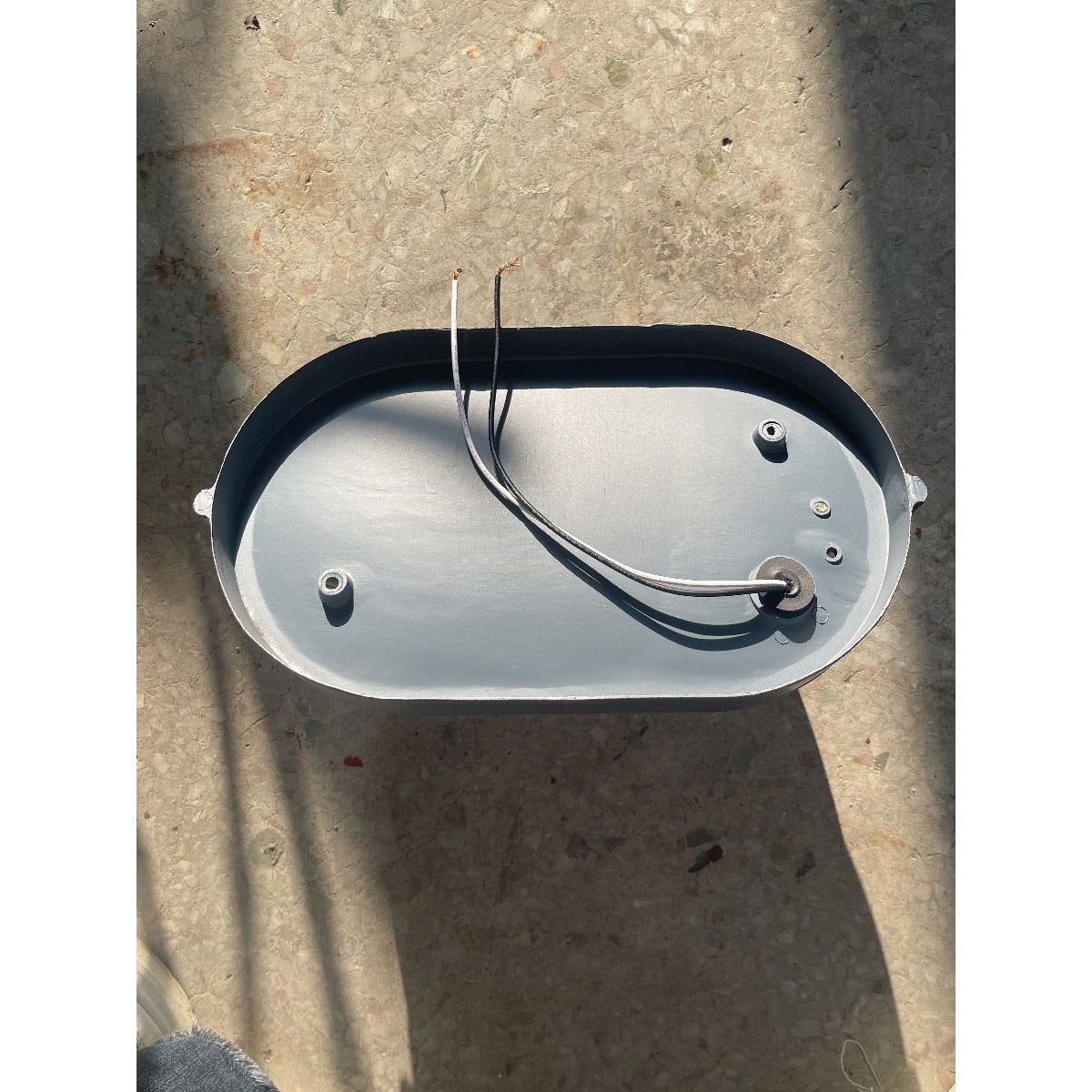 Outdoor Industrial Wall Light with Oval Bulkhead Design and Ribbed Glass Diffuser - Image 49