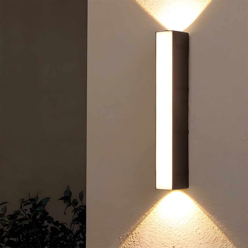 Outdoor Wall Sconce LED with Up and Down Lighting Weather-Resistant - Image 1